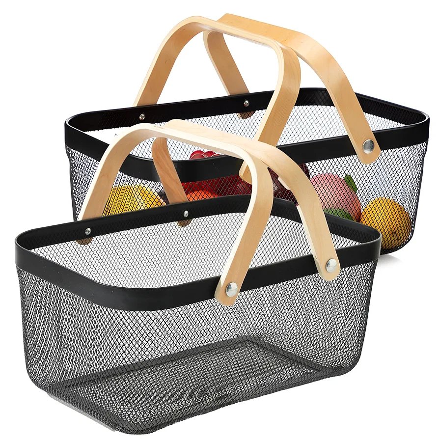 Steel Storage Organizer Basket