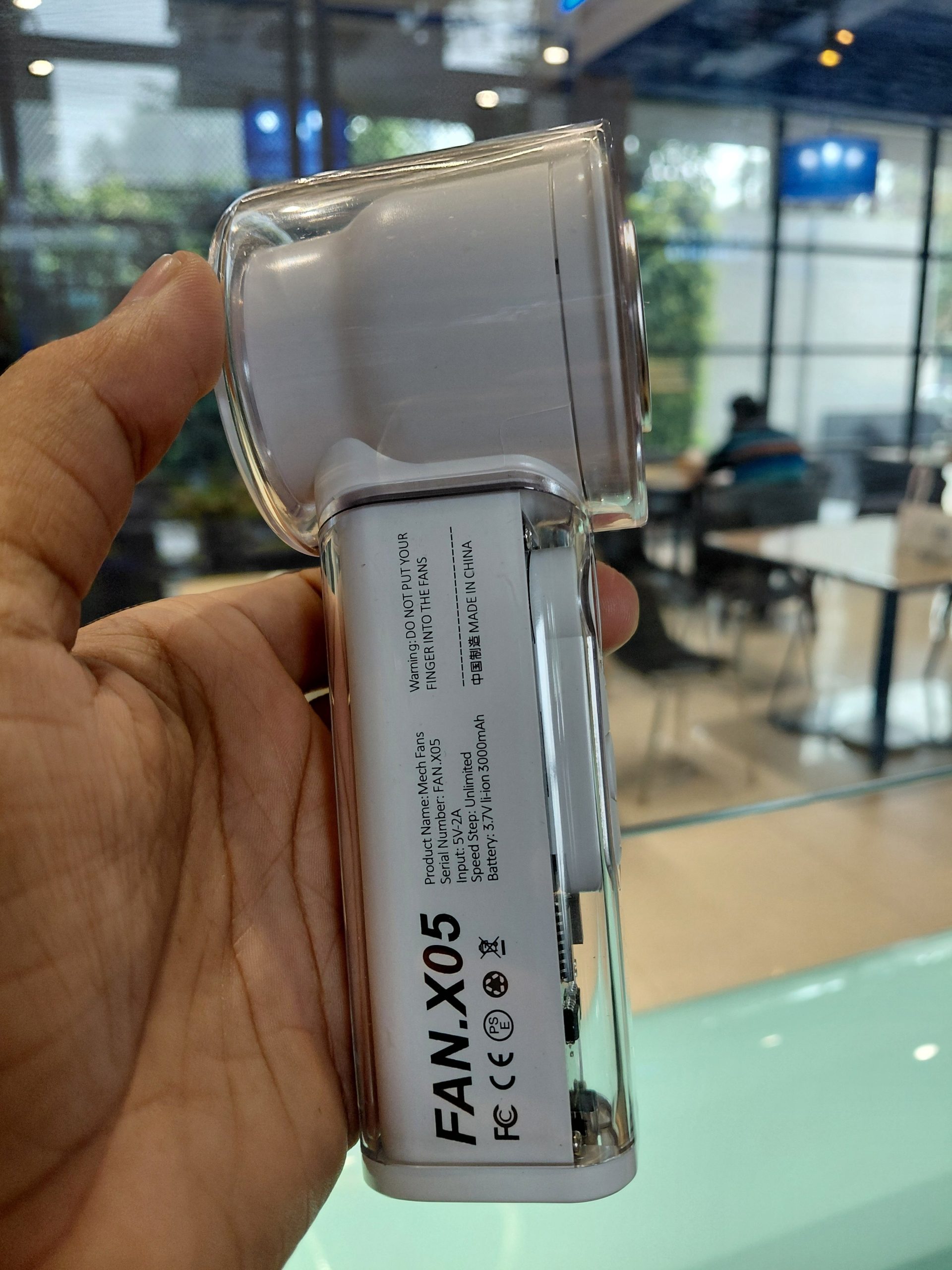 X05 Handheld High-Speed Cooling Fan 3000mAh - Image 6