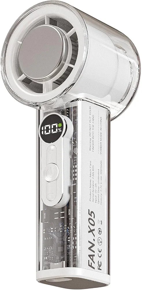 X05 Handheld High-Speed Cooling Fan 3000mAh